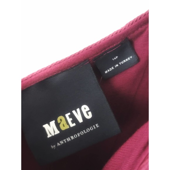 NEW Anthropologie Maeve Wildberry Knit Midi Dress - 14P - Picture 7 of 9